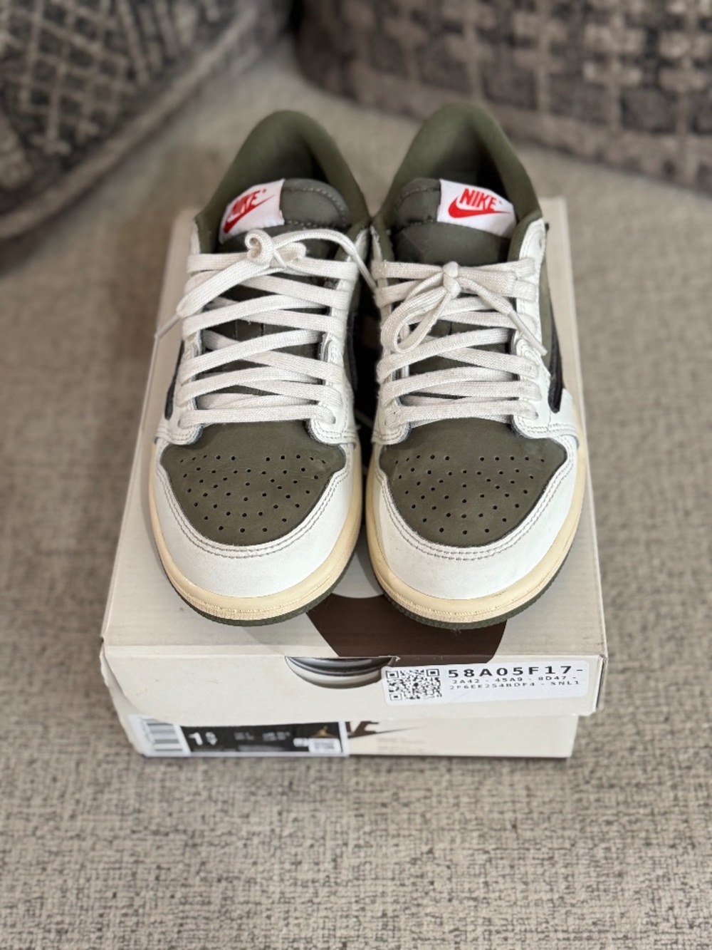 Jordan 1 Retro Low OG SP Travis Scott Medium Olive (PS)